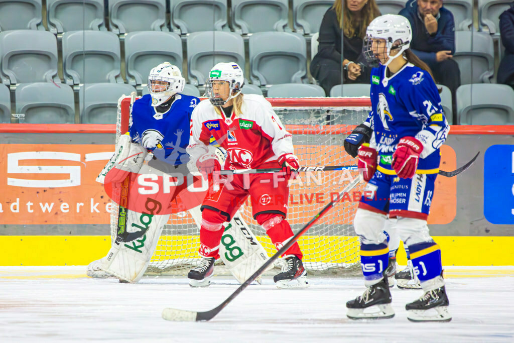 Eishockey DEBL 2023/24 | Eishockey DEBL 2023/24, KAC Frauen - Villach Lady Hawks am 27.09.2023 in Klagenfurt (Heidi Horten Arena), Austria, (Photo by Ernst Krawagner sport-fan.at) - Realisiert mit Pictrs.com