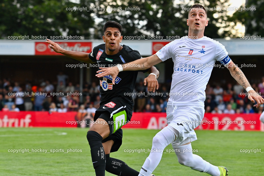 SAK vs. SK Sturm 22.7.2023 | #11 Manprit Sarkaria, #24 Zoran Vukovic