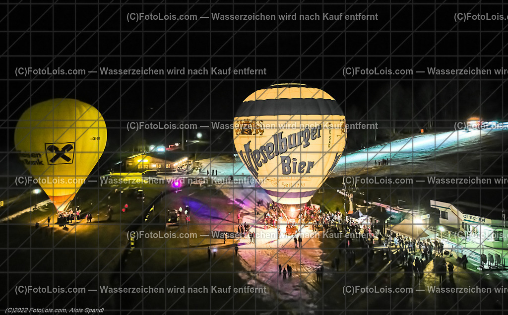 0317_Luftbild_Nacht der Ballone_Lackenhof | (C)FotoLois.com, Alois Spandl, Luftbild, 'Nacht der Ballone' des Ballonclub ÖTSCHERLAND in Lackenhof/Weitental, gemeinsame Veranstaltung mit Tourismusverband ÖTSCHER, Mi 28. Dezember 2022.