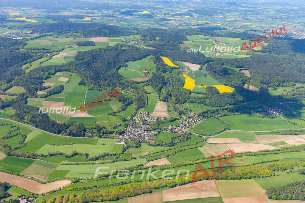 aktuelles Luftbild von  Koednitz  - Luftaufnahme wurde 2019 von https://frankenair.de mittels Flugzeug (keine Drohne) erstellt.