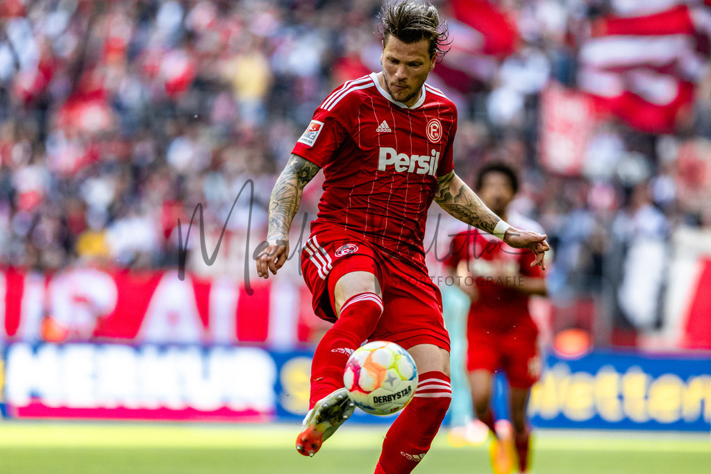 Fortuna Düsseldorf vs. Karlsruher SC | Düsseldorf, 30.04.2023: 2. Bundesliga, 30. Spieltag, Fortuna Düsseldorf gegen Karlsruher SC in der Merkur Arena in Düsseldorf. Foto: sportfotografie.ms | Markus Paletta - Realisiert mit Pictrs.com