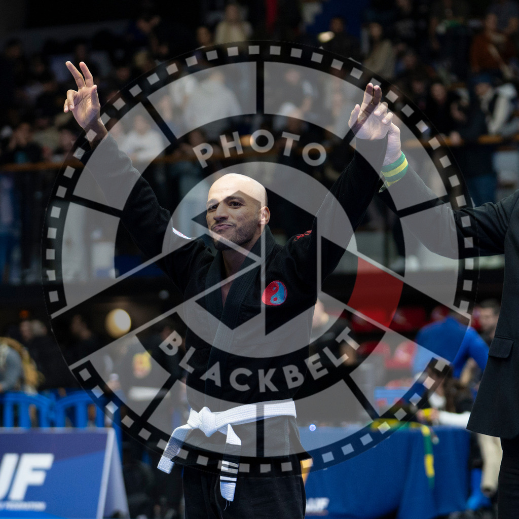 20240119PBB3340 | Fighters compete during the IBJJF European Championship in Paris, France, on January 19, 2024.