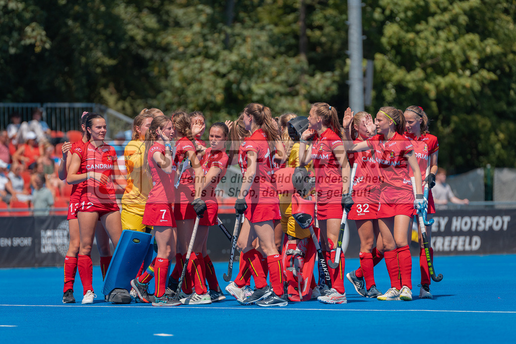 HK_20230708_109763 | Euro Hockey WU18 Belgium - Scotland Championship Girls &amp; Boys am 8.7.2023 CHTC , Krefeld ,