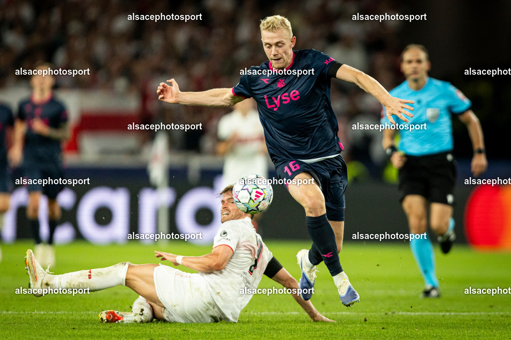 9L6A5262 | Henrik Bjordal during the champions league game between Stuttgart and Viking at Arena Stuttgart on September 9, 2026 in Dortmund, Germany. - Realisiert mit Pictrs.com