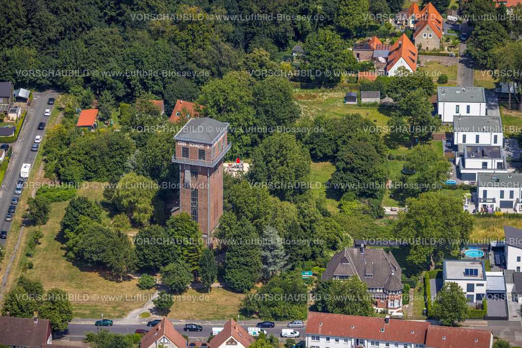 Castrop-Rauxel220707030 | Luftbild, Hammerkopfturm Erin Schacht 3, Rauxel, Castrop-Rauxel, Ruhrgebiet, Nordrhein-Westfalen, Deutschland