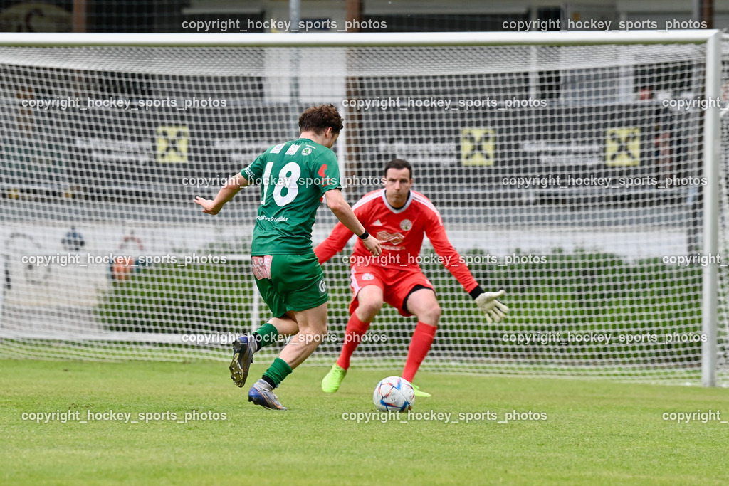 WSG Radenthein vs. SV Rapid Lienz 9.6.2023 | #18 Oliver Gomig, Tor SV Rapid Lienz, #30 Stefan Takats