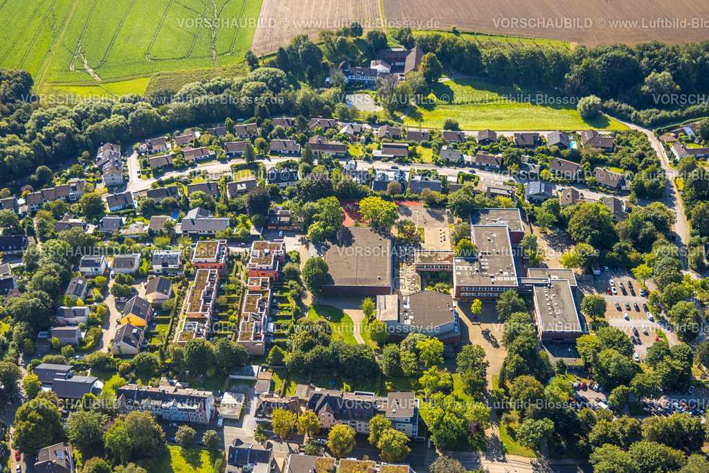 Heiligenhaus240813029 | Luftbild, Immanuel-Kant-Gymnasium, Leubeck, Heiligenhaus, Ruhrgebiet, Nordrhein-Westfalen, Deutschland