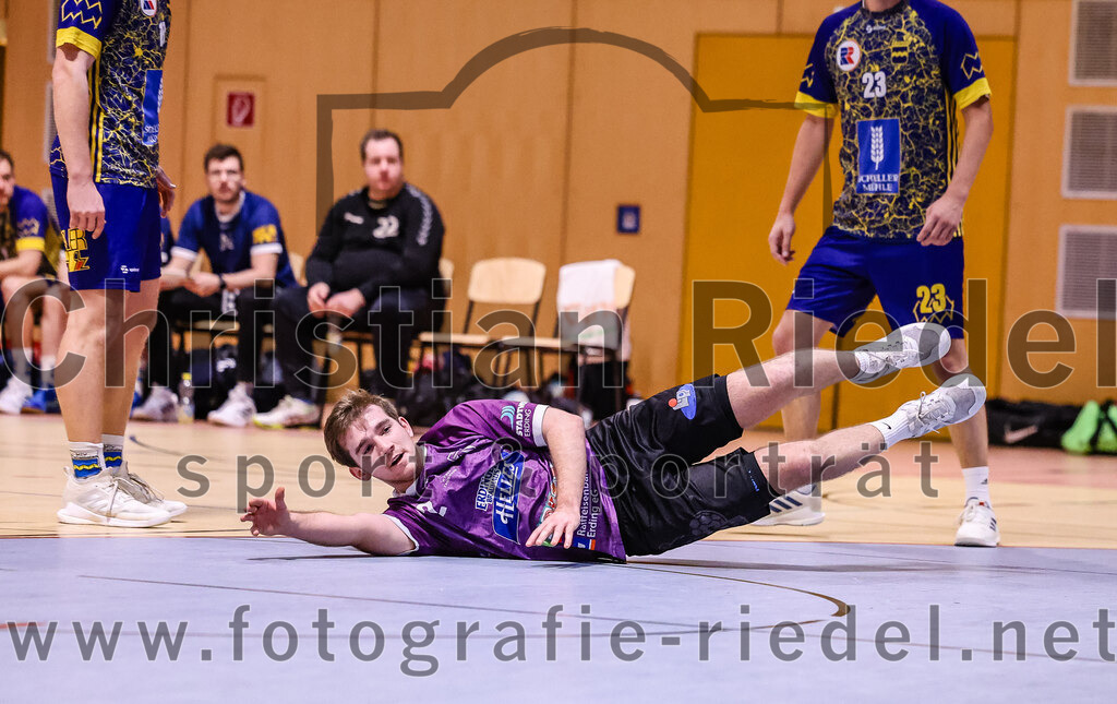 2024-12-14_049_SpVgg_Altenerding_gegen_MTV_Pfaffenhofen | Erding, Deutschland, 14.12.2024:Handball, Bezirksoberliga Männer 2024 / 2025, 10. Spieltag, SpVgg Altenerding gegen MTV Pfaffenhofen, Endergebnis: 32:30Joseph Wyhnalek (SpVgg Altenerding, #2)Foto: Christian Riedel / fotografie-riedel.net