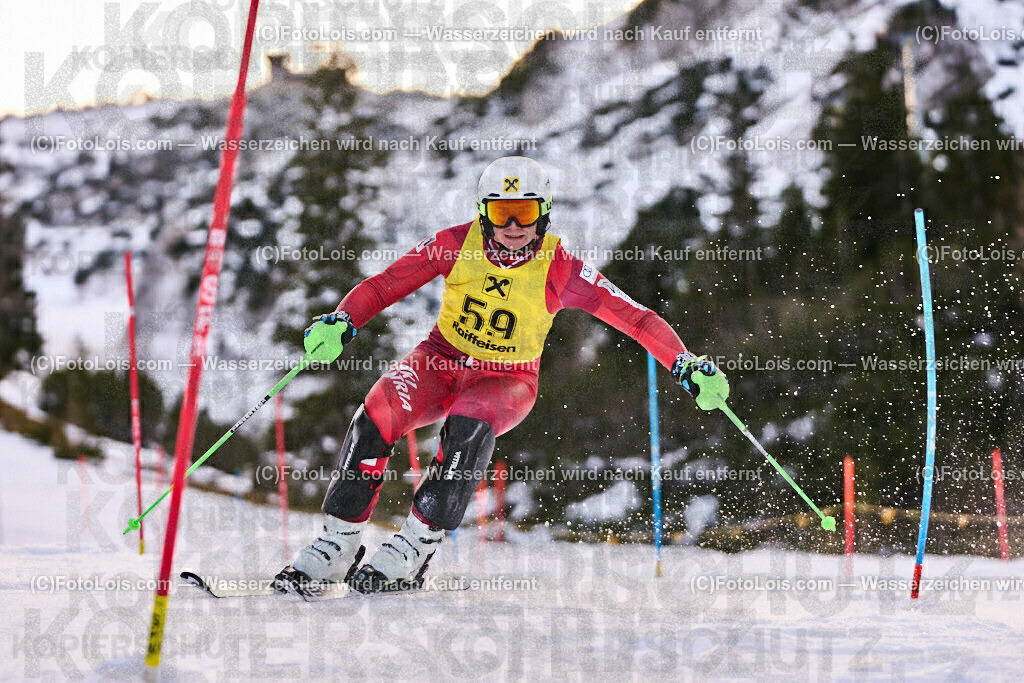 ALP3098_NWC-OAC-Slalom-II DG-I_Hochkar_Schachinger Lorenz | (C)FotoLois.com, Alois Spandl, NWC+OAC-Schüler-Slalom 1 auf dem Hochkar, Sa 7. Jänner 2023.