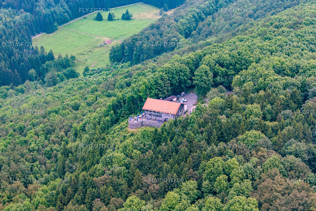 Enzianhütte Rhön | Luftbild: Enzianhütte Rhön im Ortsteil Dietges in Hilders im Bundesland Hessen in Deutschland. Foto: IMG_68397.jpg vom 21.06.2014 durch Werner Riehm/FLY-FOTO.de - Realisiert mit Pictrs.com