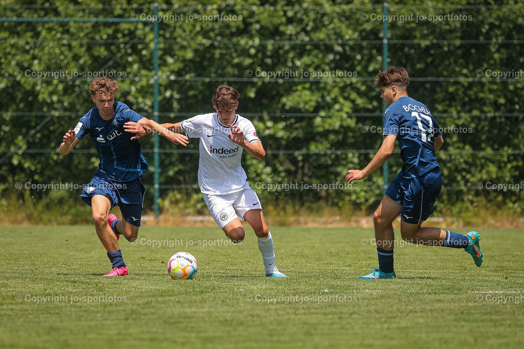 BQ3I6979 | 17.06.2023; Testspiel; Rasenplatz Offdilln; VfL Bochum U17 - Eintracht Frankfurt U17; Ergebnis: 3:1 (1:1)