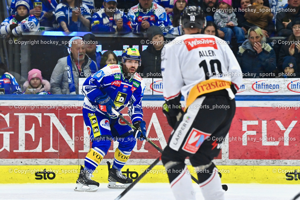 EC IDM Wärmepumpen VSV vs. Pioneers Vorarlberg | #74 Joel Teasdale EVC VSV, #10 Roni Allen Pioneers Vorarlberg, EC IDM Wärmepumpen VSV vs. Pioneers Vorarlberg, EC IDM Wärmepumpen VSV vs. Pioneers Vorarlberg am 22.02.2026 in Villach (Stadthalle Villach), Austria, (Photo by Bernd Stefan)
