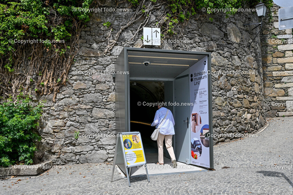 Lift im Berg_ Schlossberg Linz_ 06.06.2024-1 | 06.06.2024, Linz, AUT, Schlossberg, im Bild Lift im Berg, Schlossberg Linz
