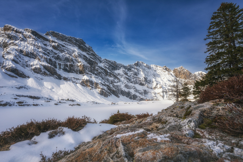 Trübsee im Winter | Immer eine Reise wert und der Rundweg um den Trüebsee passt zu jeder Jahreszeit. - Realisiert mit Pictrs.com