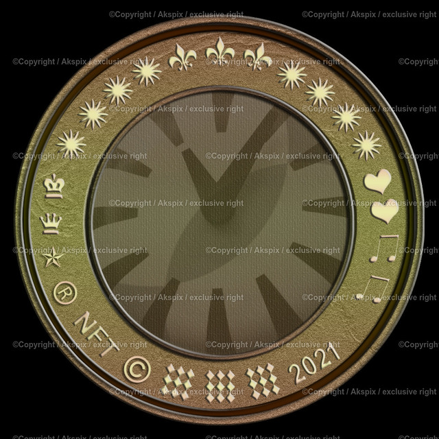 NFTs_Coin-Clock-2021-2 | Die Bildagentur Akspix ist eine Online-Bildagentur und bietet professionelles und kreatives Bildmaterial Royalty free und Rights Managed. Bildarchiv Akspix bietet eine große Auswahl an kreativen und klassischen Motiven.Frankfurt Fotograf, Fotoshooting