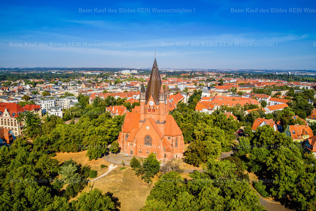 Luftbild Halle Pauluskirche-0011 | Halle aus der Luft Paulskirche - Realisiert mit Pictrs.com