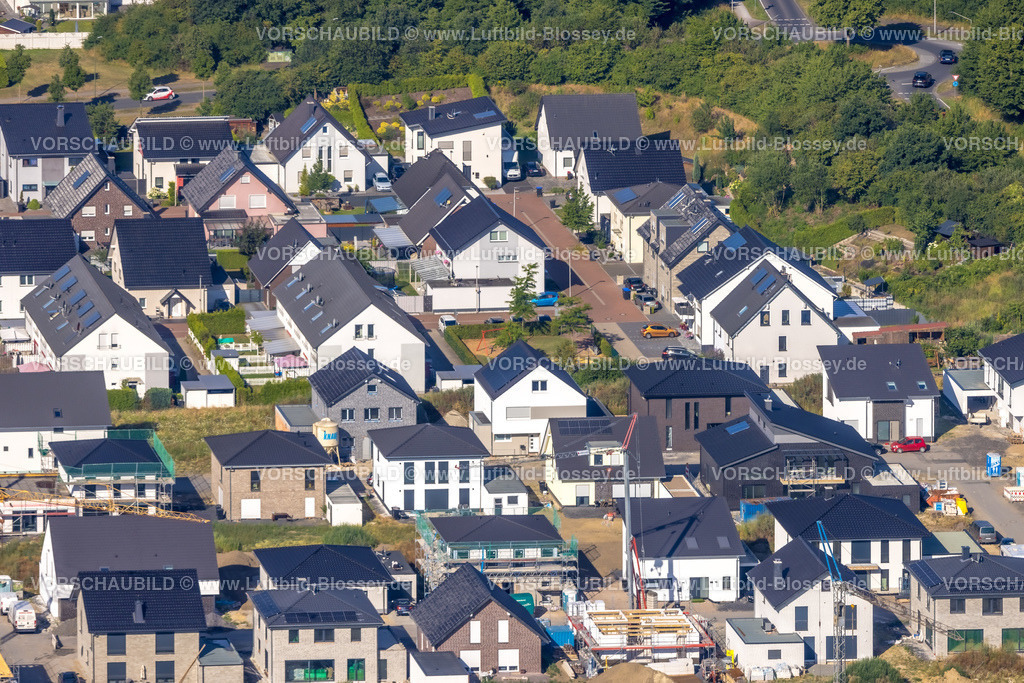 Hamm220700086 | Luftbild, Baustelle mit Neubaugebiet Heimshof Ost am Sachsenring, Heessen, Hamm, Ruhrgebiet, Nordrhein-Westfalen, Deutschland