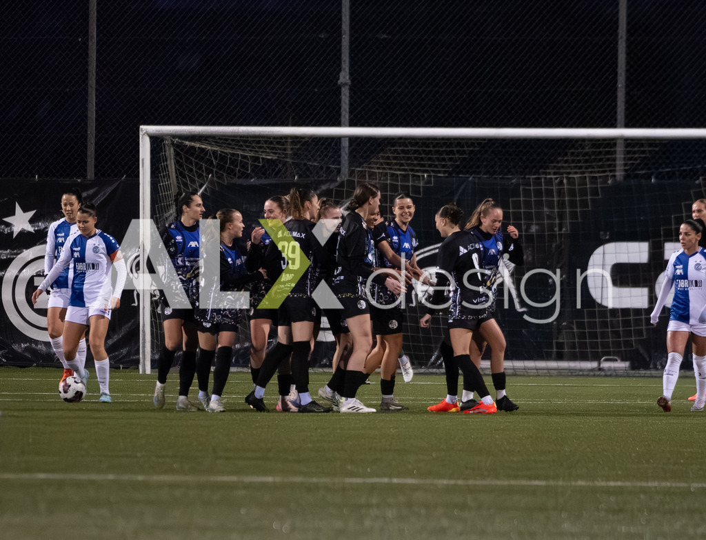 Fußball I Frauen I Saison 2025-2026 I AXA Women's Super League | Women I 14. Spieltag I Grasshoppers Club Zürich - FC Zürich I 14.02.2026 | Torjubel FC Luzern - Realisiert mit Pictrs.com