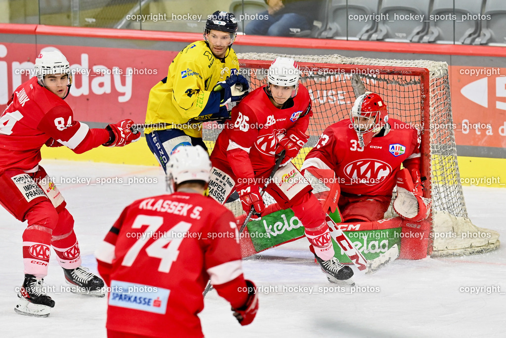 EK Zeller Eisbären vs. EC KAC Future Team 5.11.2022 | #84 Slivnik Luc, #27 Dinhopel Tobias, #86 Tialler Christoph, #33 Vorauer Florian