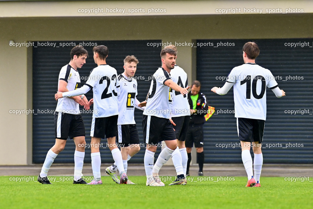 SC Landskron vs. SV Spittal | Jubel SV Spittal, #23 Tobias Tolschein SV Spittal, #39 Fabian Hoi SV Spittal, #20 Igor Kondic SV Spittal, #10 Adrian Steurer SV Spittal, #44 Miha Kostanjsek SV Spittal, SC Landskron vs. SV Spittal, SC Landskron vs. SV Spittal am 08.05.2024 in Villach (Sportplatz Landskron), Austria, (Photo by Bernd Stefan)