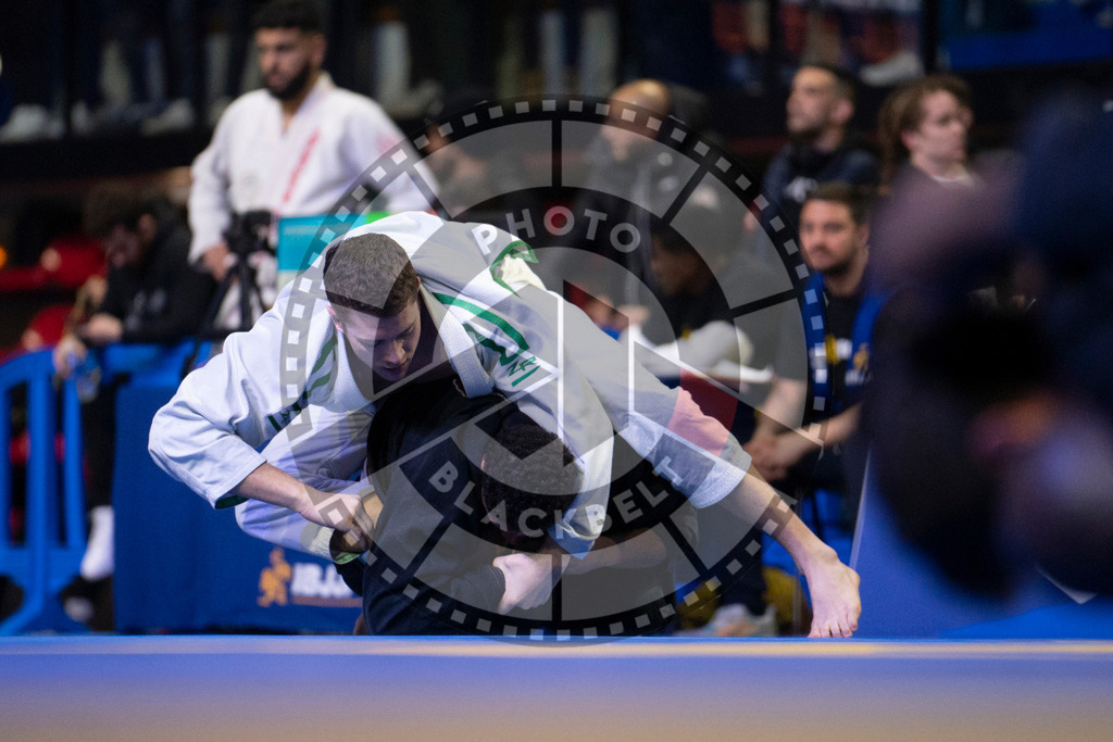 20240119PBB1488 | Fighters compete during the IBJJF European Championship in Paris, France, on January 19, 2024.