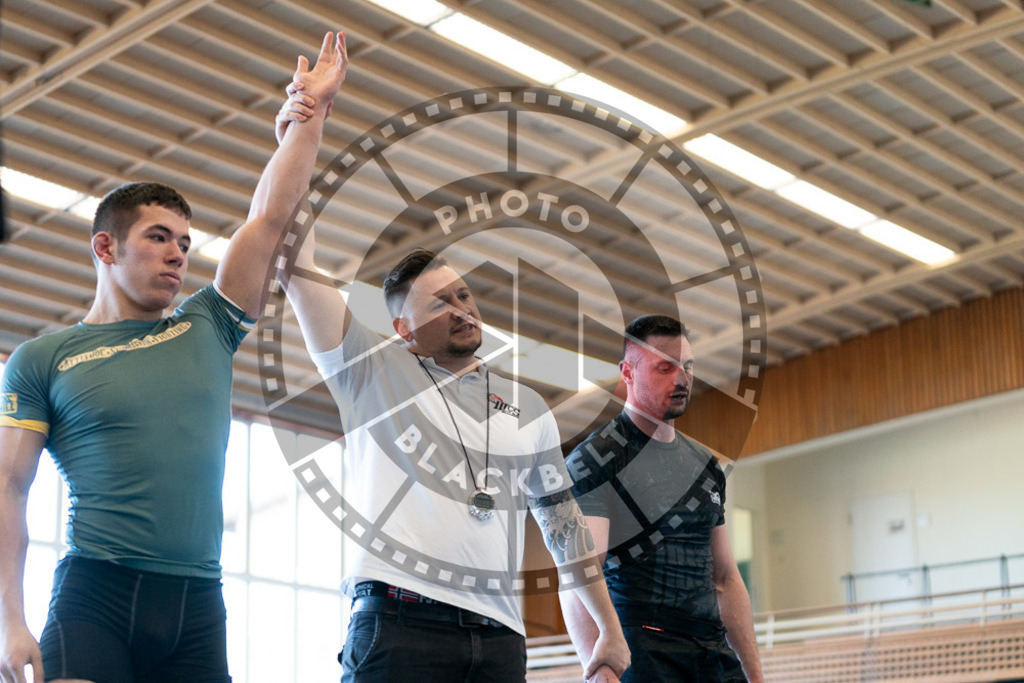 20250329PBB4443 | Fighters compete during the International Luta Livre (ILLCS) Germany IX Spring 2025 Competition spring on March 29, 2025 in Hannover, Germany.© Chiara Dazi