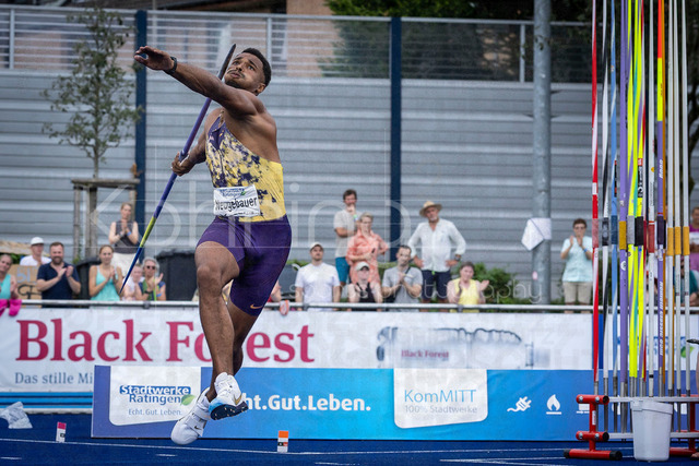 Multisport Event; Ratingen, 28.06.2026 | RATINGEN, GERMANY - JUNE 28, 2026 :  Leo Neugebauer (GER / Germany) competing in the javelin during the Multisport Event at Stadion Ratingen on June 28, 2026 in Ratingen, Germany.