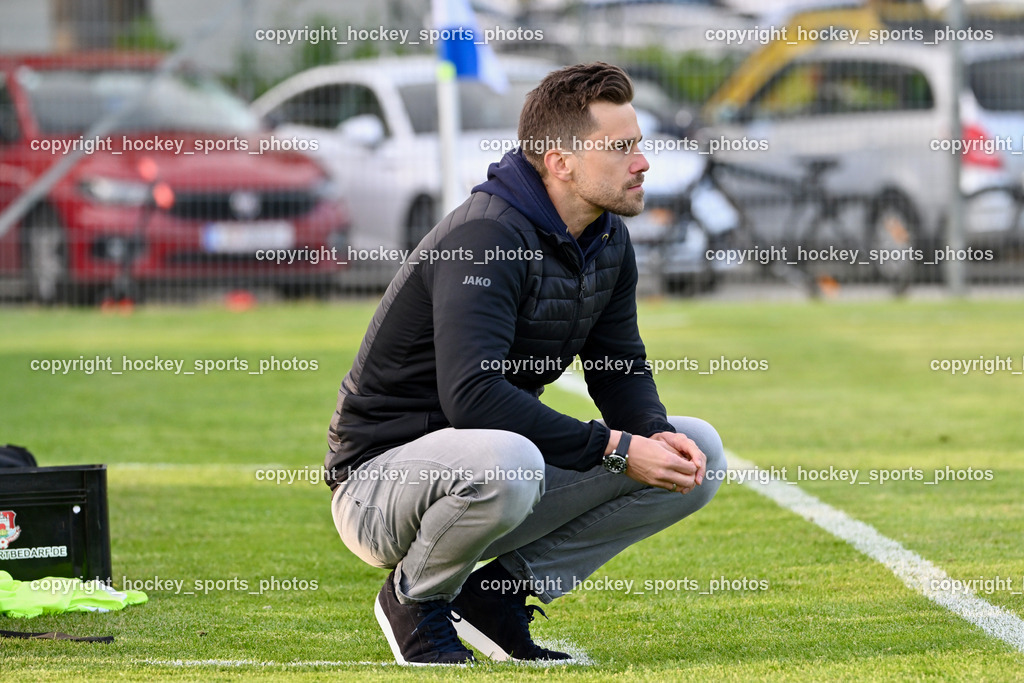 SAK vs. ATUS Velden 19.4.2024 | Headcoach ATUS Velden Marcel Günther Kuster, SAK vs. ATUS Velden 19.4.2024, SAK vs. ATUS Velden am 19.04.2024 in Klagenfurt (Sportpark Welzenegg), Austria, (Photo by Bernd Stefan)