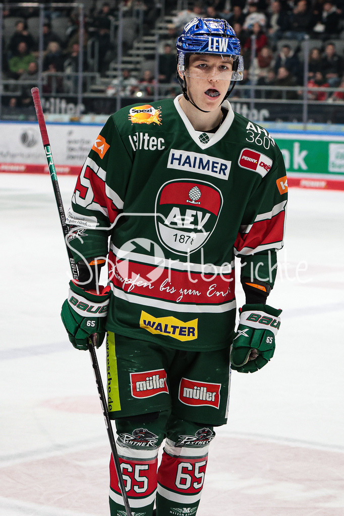 Augsburger Panther - ERC Ingolstadt | Nikals LAENGER (AEV #65) in Aktion