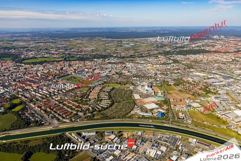 Südstadt Weikershof Fürth Bild- Das Luftbild wurde 2025 vom UL-Flugzeug heraus erstellt ( keine Drohne ) - Hochauflösende Luftaufnahme -Nicht vergleichbar mit Google Maps oder Satelittenbilder- Die Geschenkidee !Mit Lizenz und Bildrechte bestellbar