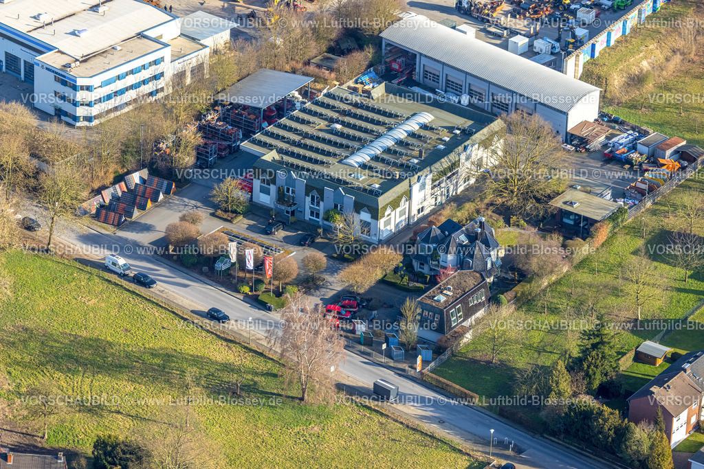 Hamm260203050 | Luftbild, Gewerbegebiet Lipperandstraße, Baustelle am Handelshof Hamm Großhandels-Supermarkt an der Römerstraße, Baufläche und Neubau an der Römerstraße, Bockum-Hövel, Hamm, Ruhrgebiet, Nordrhein-Westfalen, Deutschland