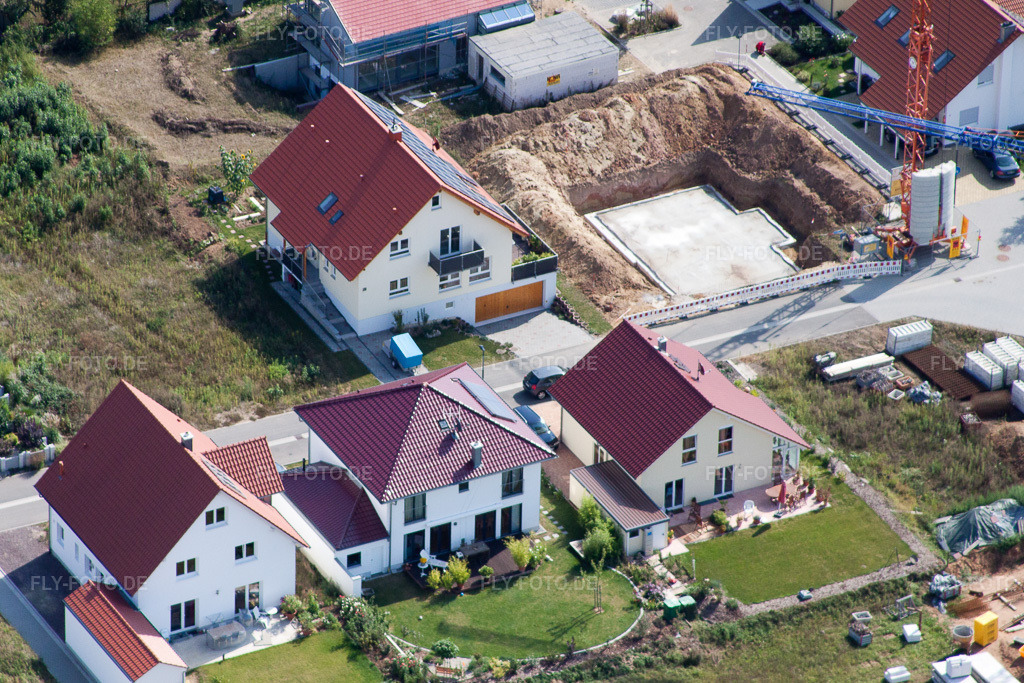 Luftbild: Am Höhenweg in Kandel im Bundesland Rheinland-Pfalz in Deutschland. Foto: IMG_21106.jpg vom 06.09.2009 durch Werner Riehm/FLY-FOTO.de