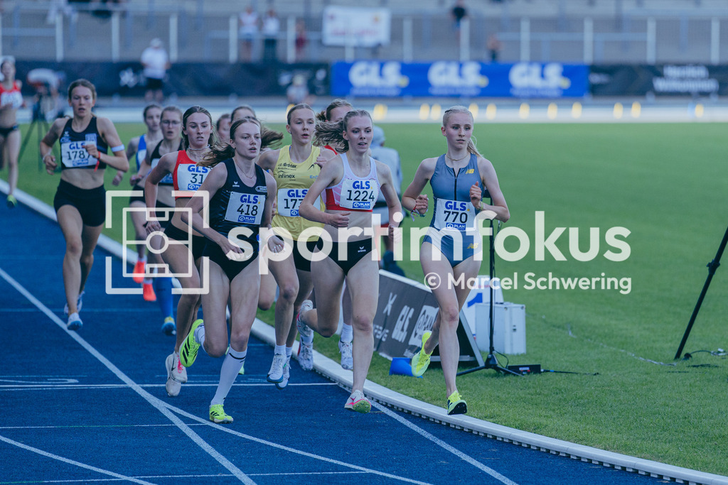 Deutsche Meisterschaften U20 / U16 2026 | Paula Terhorst, VfL Löningen, 770, 1500-Meter-Lauf, Deutsche Meisterschaften der U20 &amp; U16 2026, Lohrheidestadion Bochum-Wattenscheid, 10.07.2026. Foto: Marcel Schwering / sportimfokus - Realisiert mit Pictrs.com