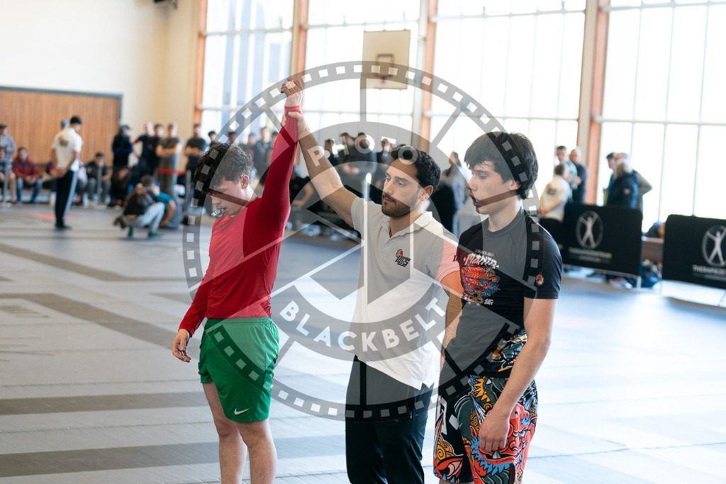20250329PBB2742 | Fighters compete during the International Luta Livre (ILLCS) Germany IX Spring 2025 Competition spring on March 29, 2025 in Hannover, Germany.© Chiara Dazi