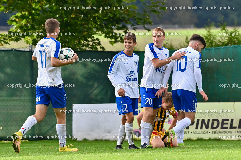 SK Treibach Juniors vs. SC Reichenau 17.9.2022 | Jubel SK Treibach Juniors, #11 Florian Johannes Napetschnig, #7 Samuel Mario Lauhard, #20 Gregor Hilweg, #10 Admir Jasic