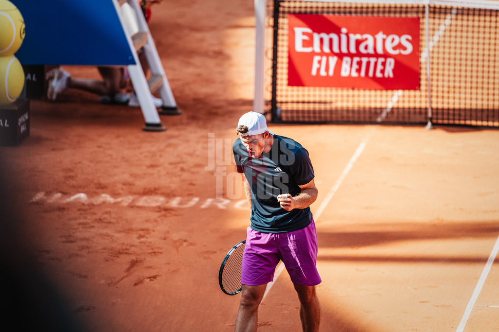 Tennis | Herren | ATP 500 | Hamburg Open | Soonwoo Kwon (KOR) vs. Maximilian Marterer (GER) | 15.07.2024 | Maximilian Marterer jubelt
