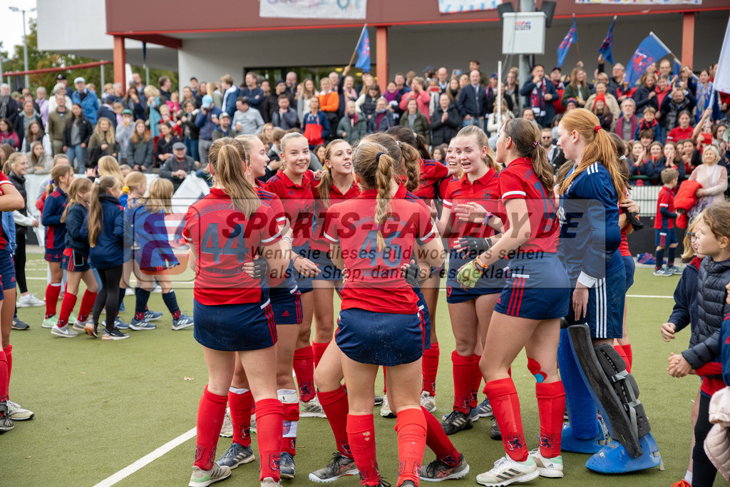 SFE_20231022_0200 | Deutsche Meisterschaft Weibliche U16 Finale Uhlenhorst Mülheim - Düsseldorfer HC am 22.10.2023 in Köln (Düsseldorfer Hockeyclub 1905 e.V.), Photo: Stephan Fehrmann 2023 (Sports-Gallery)