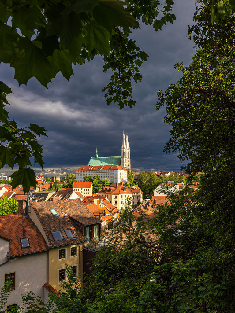 Blick über die Stadt Görlitz auf die Peterskirche | Blick über die Stadt Görlitz auf die Peterskirche.