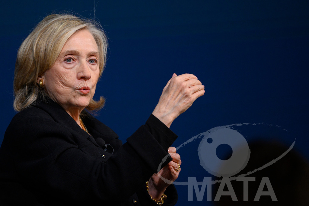 _DWI3141 | Die US-Politikerin Hillary Clinton auf der Veranstaltung Bridging Scholarship and Statecraft im Rahmen der Münchner Sicherheitskonferenz 2026. München, 13.02.2026 Bayern Deutschland  - Realisiert mit Pictrs.com