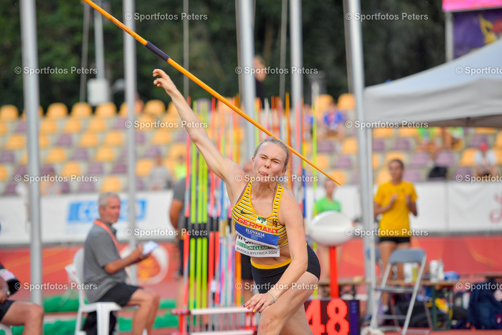 U18 EM - Tag 4_91 | European Athletics U18 Championships am 21.07.2024 in Banska Brystica; Speerwurf, Konstanze Irlinger.Foto: Kai Peters - Realisiert mit Pictrs.com