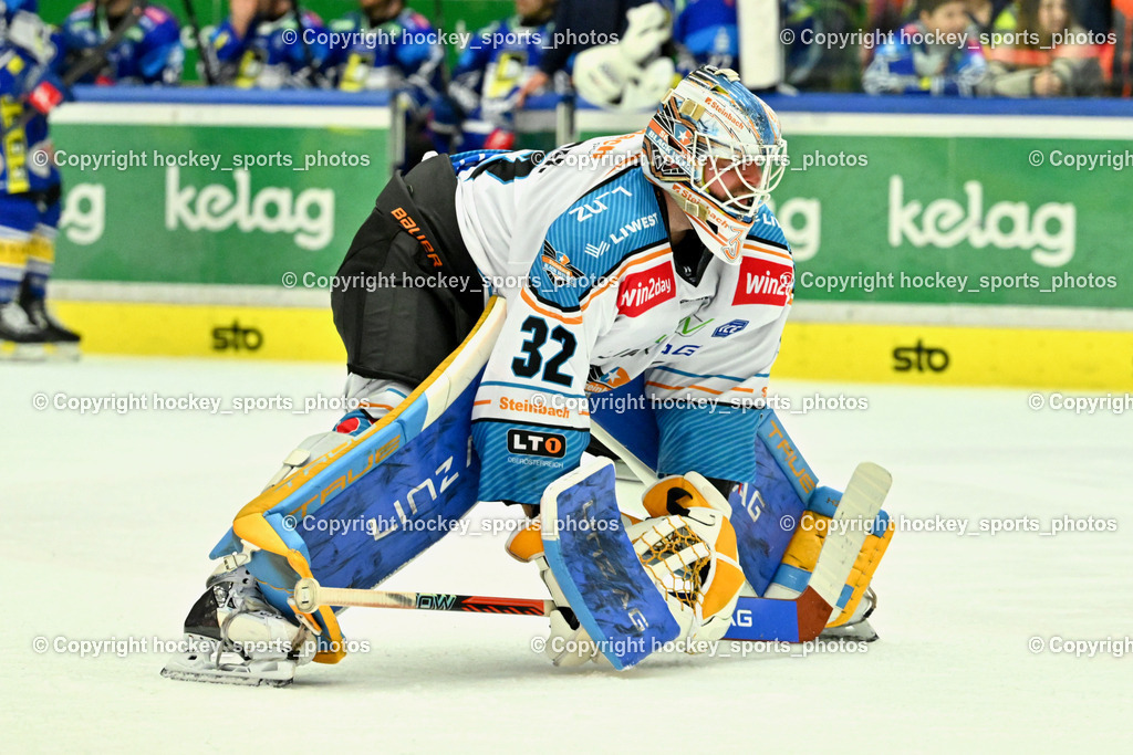 EC IDM Wärmepumpen VSV vs. STEINBACH BLACK WINGS LINZ  | #32 Tirronen Rasmus BLACK WINGS LINZ, EC IDM Wärmepumpen VSV vs. STEINBACH BLACK WINGS LINZ , EC IDM Wärmepumpen VSV vs. STEINBACH BLACK WINGS LINZ  am 28.01.2025 in Villach (Stadthalle Villach), Austria, (Photo by Bernd Stefan)