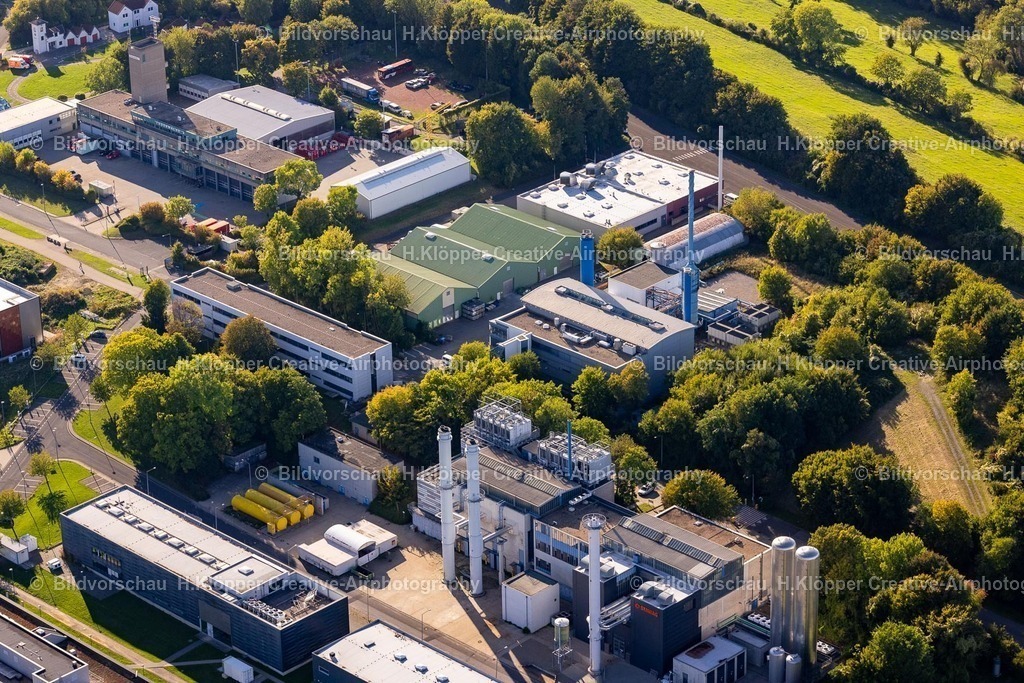 Lufbilder Aachen-6242 | Kraftwerksanlagen des Heizkraftwerkes " Heizkraftwerk Melaten (Nord) der RWTH Aachen. " in Aachen im Bundesland Nordrhein-Westfalen, Deutschland - Realisiert mit Pictrs.com