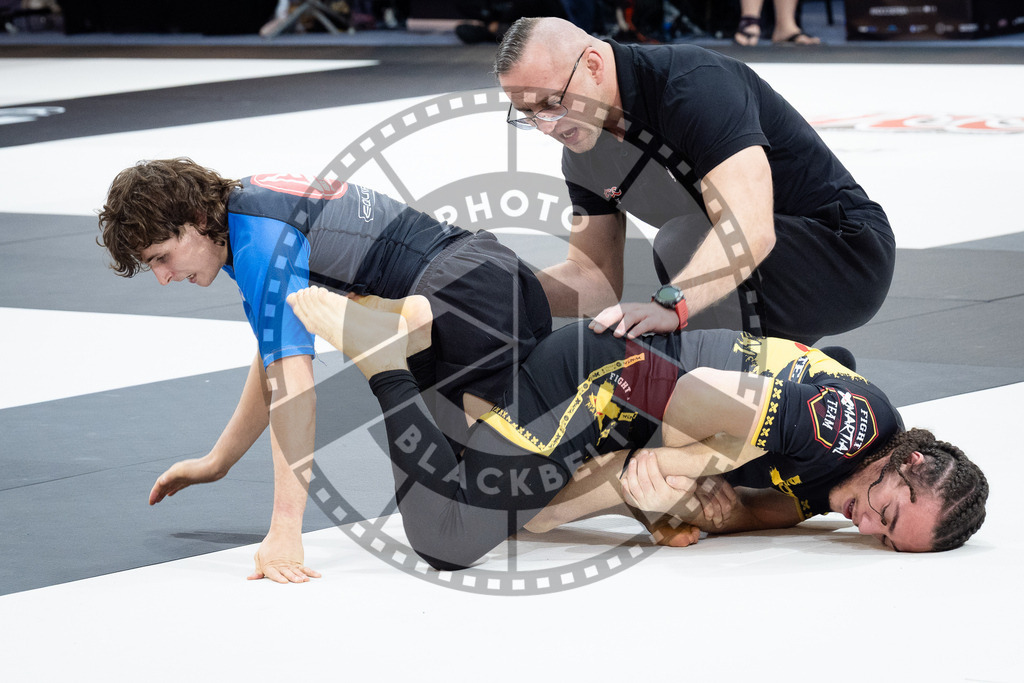 20260214PBB2244 | Fighters compete during the ADCC European Trials  competition day 1 in Belgrade, Serbia, on February 14, 2026.