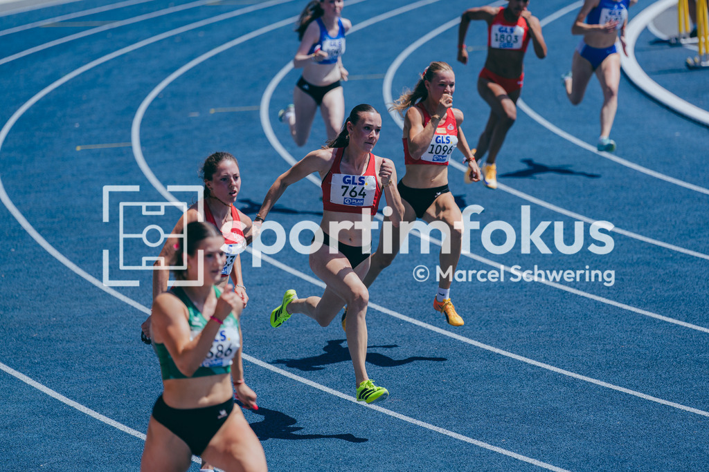 Deutsche Meisterschaften U20 / U16 2026 | Luna Fischer, VfL Eintracht Hannover, 764, 200-Meter-Lauf, Halbfinale, Deutsche Meisterschaften der U20 &amp; U16 2026, Lohrheidestadion Bochum-Wattenscheid, 12.07.2026. Foto: Marcel Schwering / sportimfokus - Realisiert mit Pictrs.com