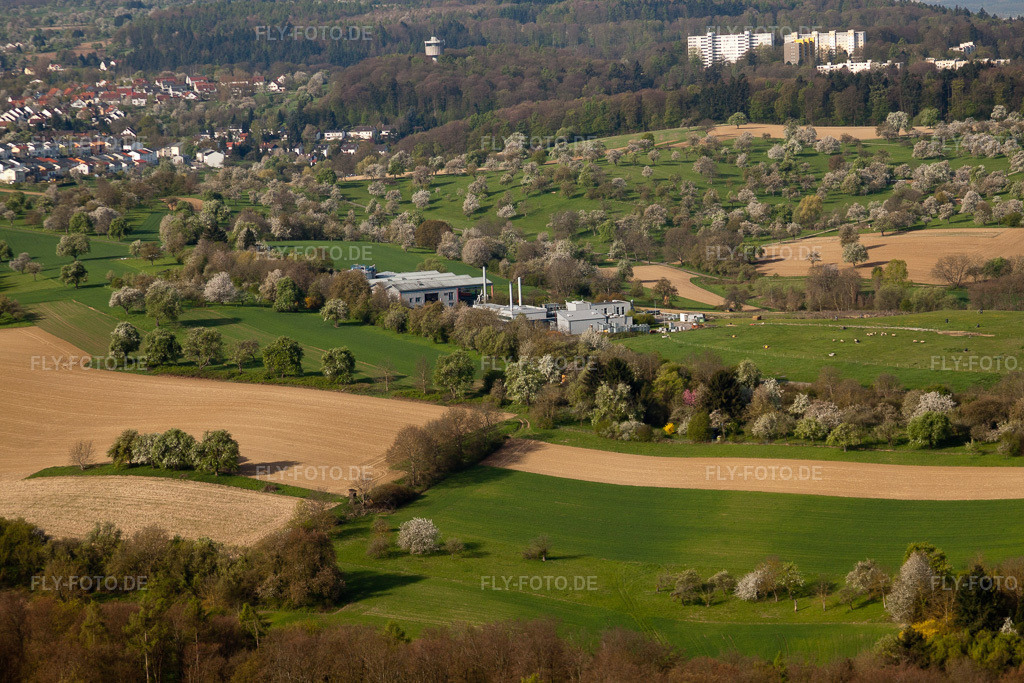 Luftbild: Durlach, Müllverbrennung im Ortsteil Durlach in Karlsruhe im Bundesland Baden-Württemberg in Deutschland. Foto: IMG_25896.jpg vom 23.04.2010 durch Werner Riehm/FLY-FOTO.de