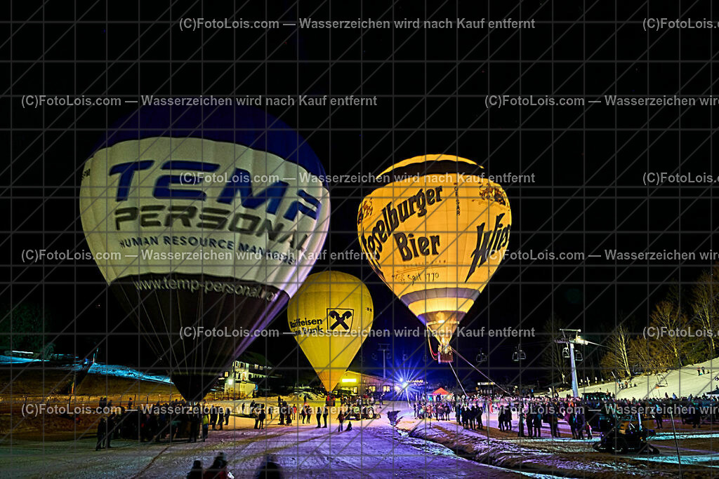 ALP8088_Nacht der Ballone | (C)FotoLois.com, Alois Spandl. NACHT DER BALLONE im Weitental vor der Ötscherlift-Talstation, Ballonsportclub Ötscherland & Ötscher Tourismusverband, Do 28. Dez. 2023.
