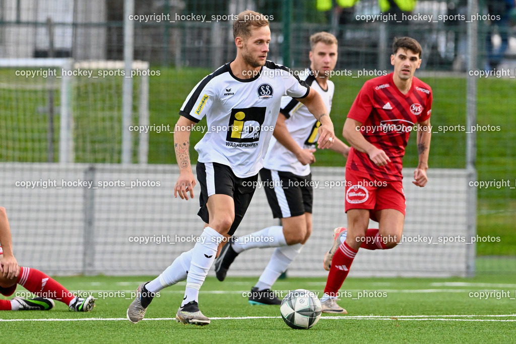 SV Spittal 1921 vs. SV St. Jakob  | #44 Miha Kostanjsek SV Spittal, #19 Matic Ahacic St.Jakob, SV Spittal 1921 vs. SV St. Jakob , SV Spittal 1921 vs. SV St. Jakob  am 20.09.2024 in Spittal an der Drau (Goldeck Stadion), Austria, (Photo by Bernd Stefan)