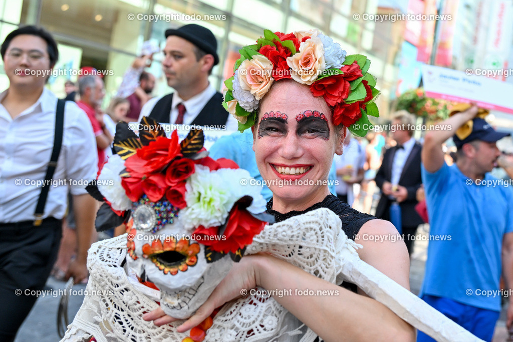 Pflasterspektakel_ 36. Linzer Pflasterspektakel 2024_ 18.07.2024-48 | 18.07.2023, Linz, AUT, 36. Linzer Pflasterspektakel 2024, im Bild diverse Kuenstler