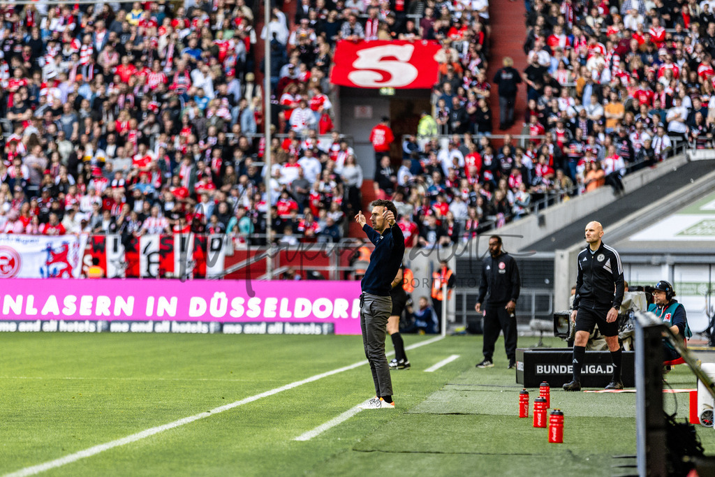Fortuna Düsseldorf vs. Karlsruher SC | Düsseldorf, 30.04.2023: 2. Bundesliga, 30. Spieltag, Fortuna Düsseldorf gegen Karlsruher SC in der Merkur Arena in Düsseldorf. Foto: sportfotografie.ms | Markus Paletta - Realisiert mit Pictrs.com