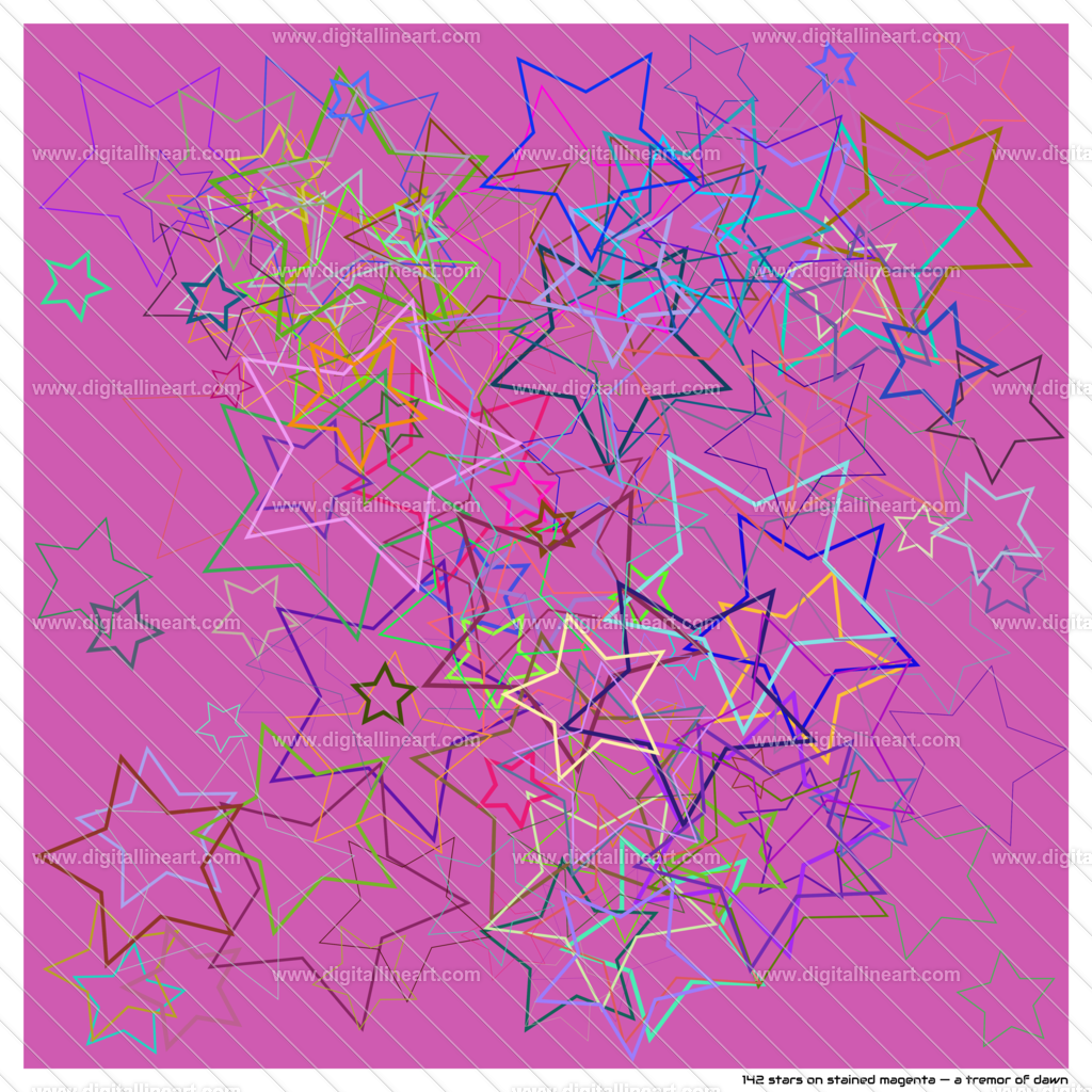 142-stars-stained-magenta-a-tremor-of-dawn | digitallineart - Realisiert mit Pictrs.com